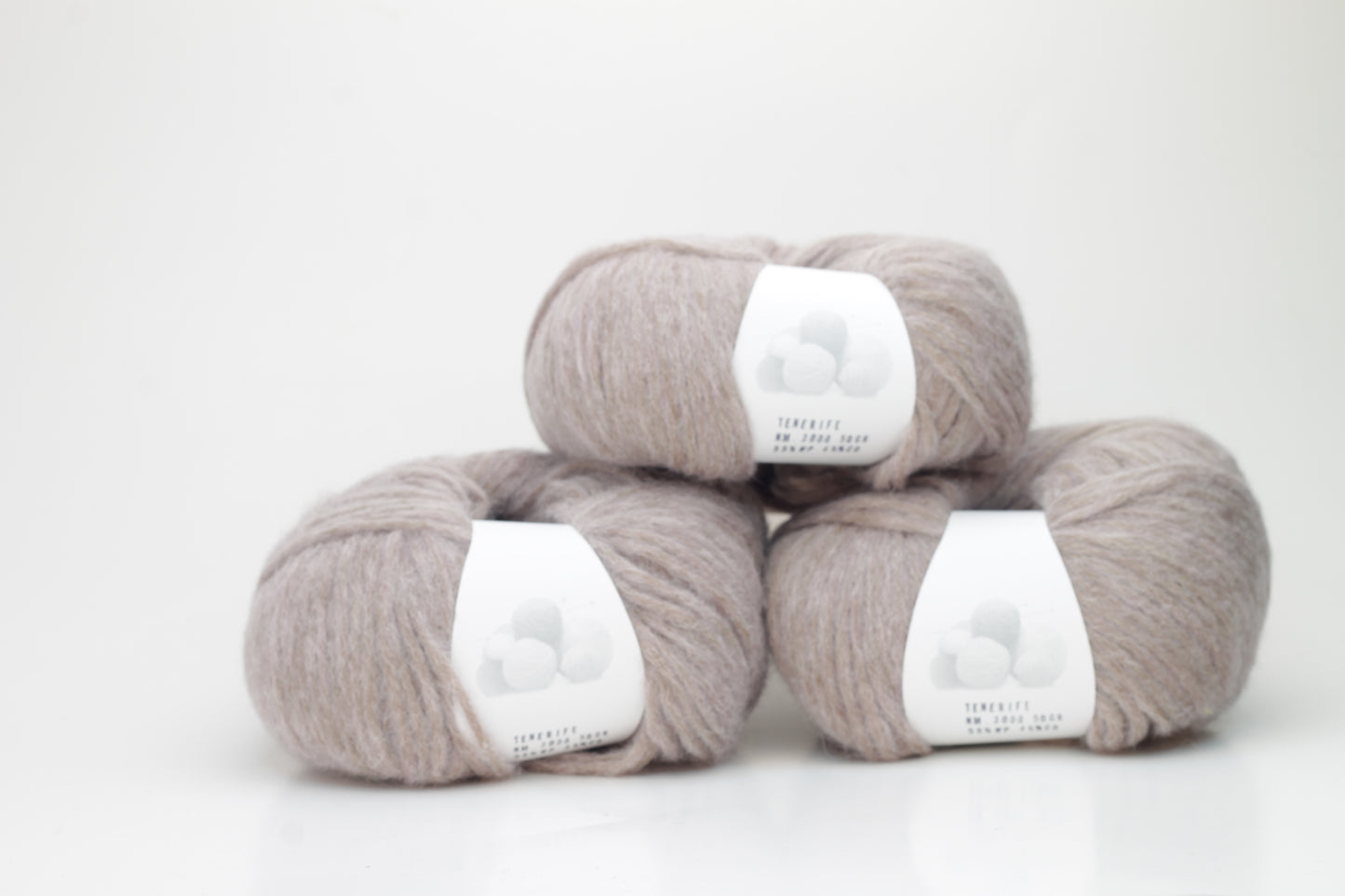 Color Brown,art Tenerife. 55% Alpaca, 45% Cotton, Nm 3000, 50gr,  Filpucci