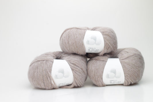 Color Brown,art Tenerife. 55% Alpaca, 45% Cotton, Nm 3000, 50gr,  Filpucci