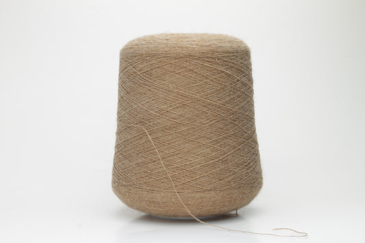Quipa - Alpaca 85%, Merino 15%, FilItaly Lab, Nm 2/28, Color Nocciola