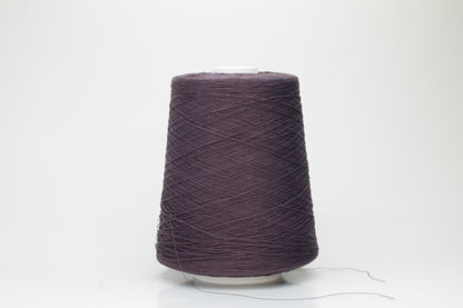 70% Coton yarn, 30% Silk yarn, Nm 2/120x2, Botto Havana Crepe, Brown