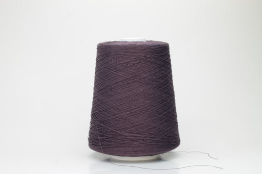 70% Coton yarn, 30% Silk yarn, Nm 2/120x2, Botto Havana Crepe, Brown