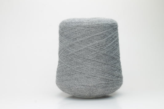 Quipa - Alpaca 85%, Merino 15%, FilItaly Lab, Nm 2/28, Color Grigio Medio