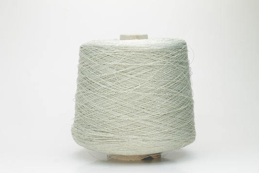 Lino yarn 100%, Nm 2/18, Loro Piana 570F 0999, Color Sage