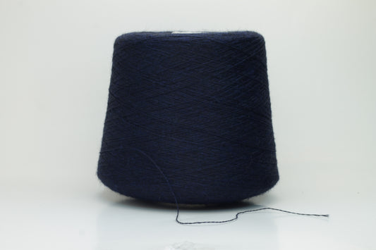 Alpaca yarn 100%, art Suri Filpucci yarn on Cone. Nm 2/16 - color Navy