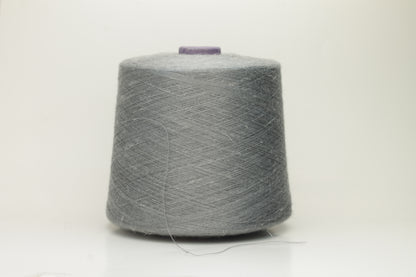 Silk 60%, Cashmere 30%, Lino 10% Nm 3/80,Zegna Baruffa. Color Gray