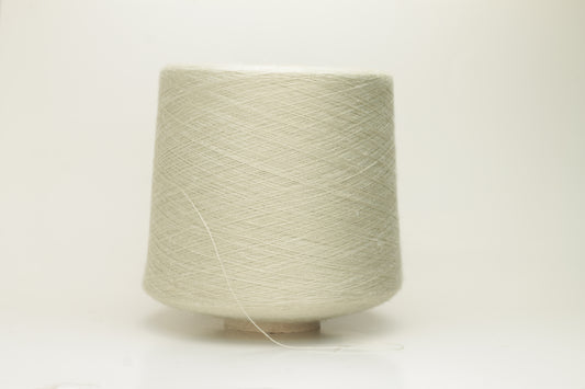 Silk 60%, Cashmere 30%, Lino 10% Nm 3/80,Zegna Baruffa. Color Light Gray