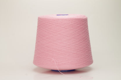 Cashmere 64% & Cotton 36%, Nm 2/36, Todd&Duncan Odyssey. Color Pink
