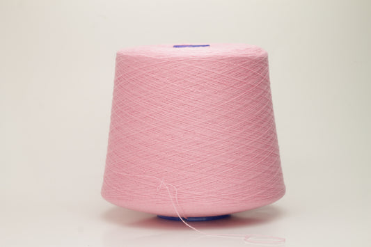 Cashmere 64% & Cotton 36%, Nm 2/36, Todd&Duncan Odyssey. Color Pink