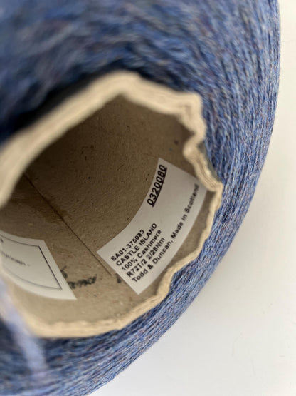 100% Cashmere Lace Yarn Cone Todd&Duncan 2/28 – Castle Island. Per 100 gr