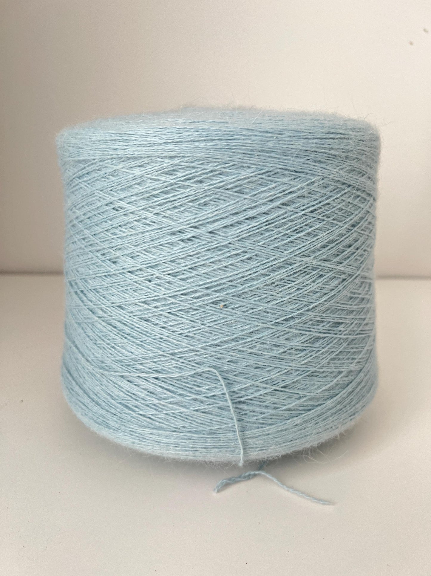 Angora yarn 50% &  PA 50%, Nm 2/14 art: Rita.Color Blue Sky.Per 100 gr