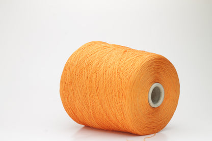 Lino yarn 100%, Nm 2/18, Loro Piana 570F 0999, Color Orange