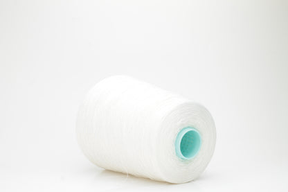 70% Coton yarn, 30% Silk yarn, Nm 2/120x2, Botto Havana Crepe, White