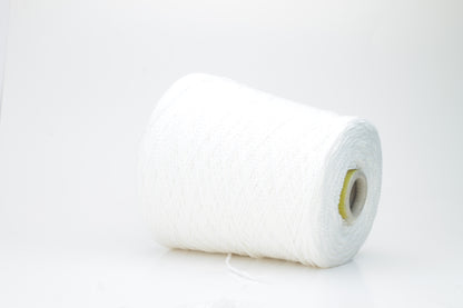 Cotton yarn 100%,Nm 3300, Loro Piana yarn on Cone,color White. Per 100 gr