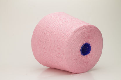 Cashmere 64% & Cotton 36%, Nm 2/36, Todd&Duncan Odyssey. Color Pink