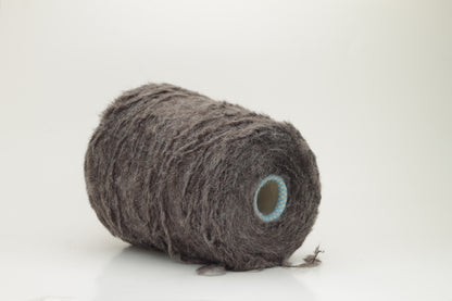 Cashmere 45%, Silk 25%, Alpaca 30% yarn. Nm 2700, Cariaggi yarn, color Brown