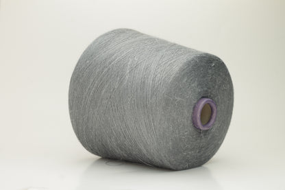 Silk 60%, Cashmere 30%, Lino 10% Nm 3/80,Zegna Baruffa. Color Gray