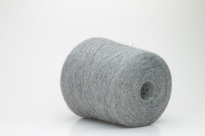 Quipa - Alpaca 85%, Merino 15%, FilItaly Lab, Nm 2/28, Color Grigio Medio