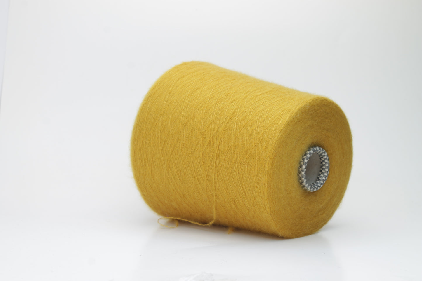 Cashmere yarn 60% & Silk yarn 40%,Nm 1/22, Cariaggi yarn on Cone, color Gold