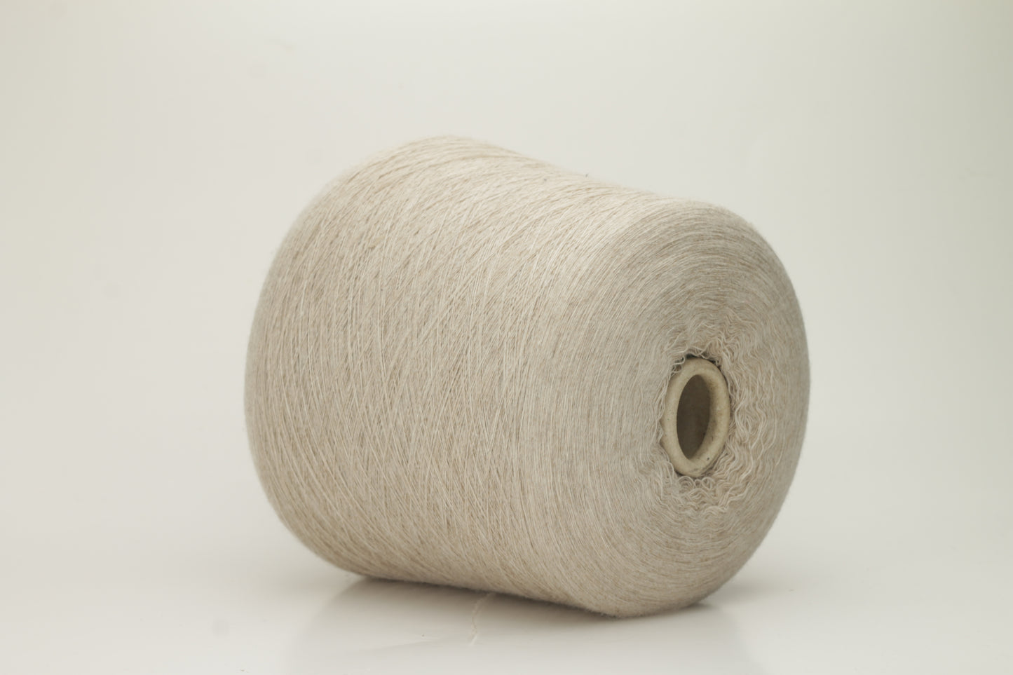 Cashmere yarn 100%, 1/27, Loro Piana yarn on Cone, Beige. per 100 gr