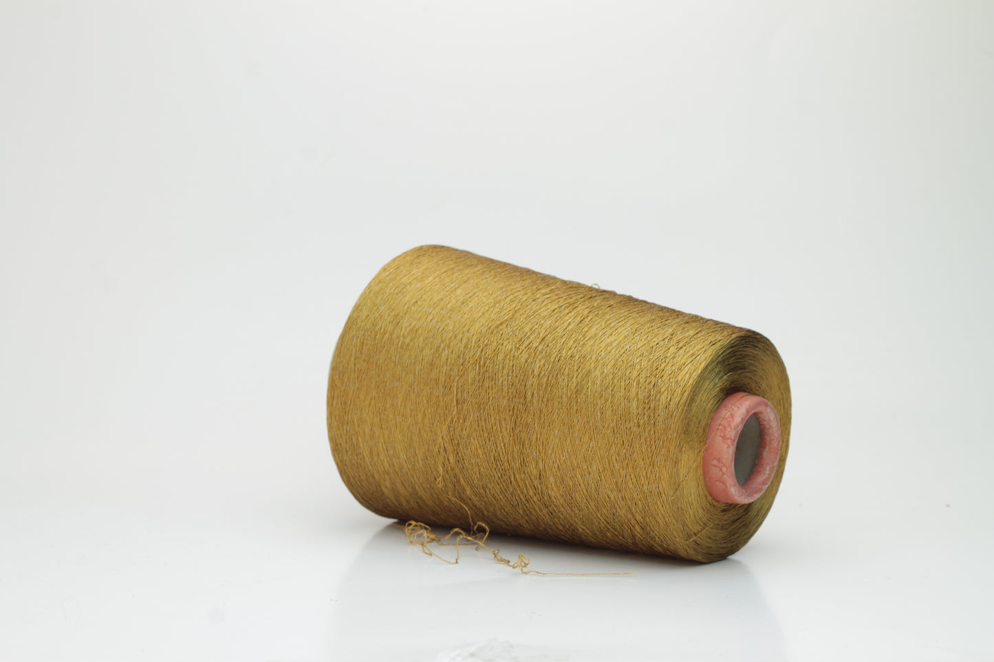 Silk yarn 92%, PA 6%, LY 2%. Nm 2/90,Spiral Prisma Ricerche. Color Bronze