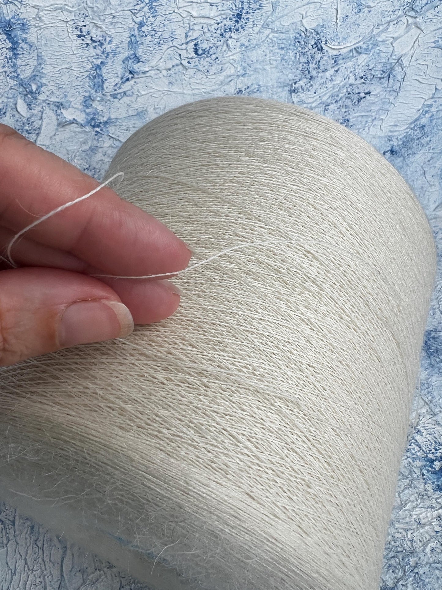 Yarnfil 100% Mohair Undyed Weaving Yarn NM 2/32 – Italy. Per 100 gr