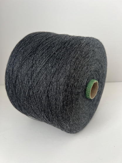70% Merino&30% Silk yarn,Nm 2/28.PROFILLO,Color Grigio.Per 100gr