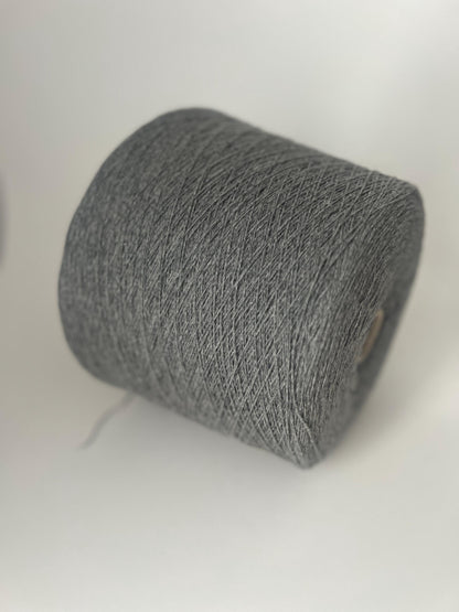 Loro Piana 100% Cashmere Yarn Gray – Lace Cone Yarn Italy. Per 100 gr