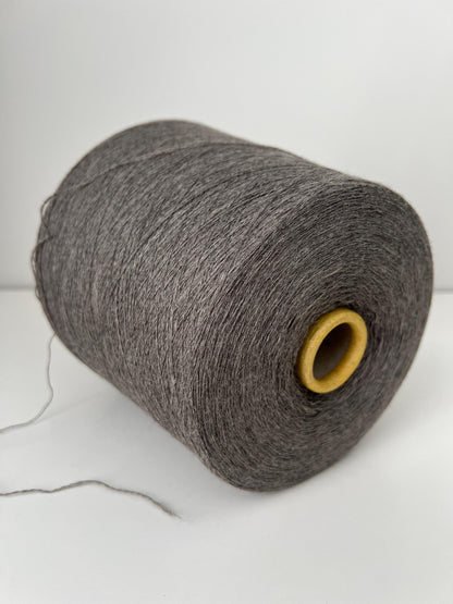 100% Merino yarn on cone. Cashwool,Nm2/30, ZEGNA,Color Gray.Per 100 gr