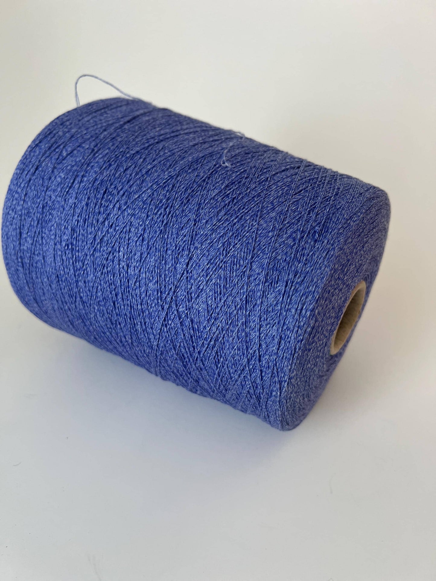 Loro Piana Voile Yarn 53% Cupro 47% Silk Nm4/48 Italy. Blue. Per 100 gr