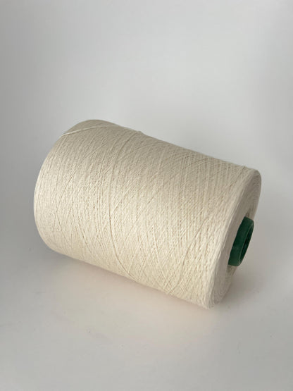 Filatura Cotton Lace Yarn 100% Cotton Nm2/30 - Italy. White.Per 100 gr