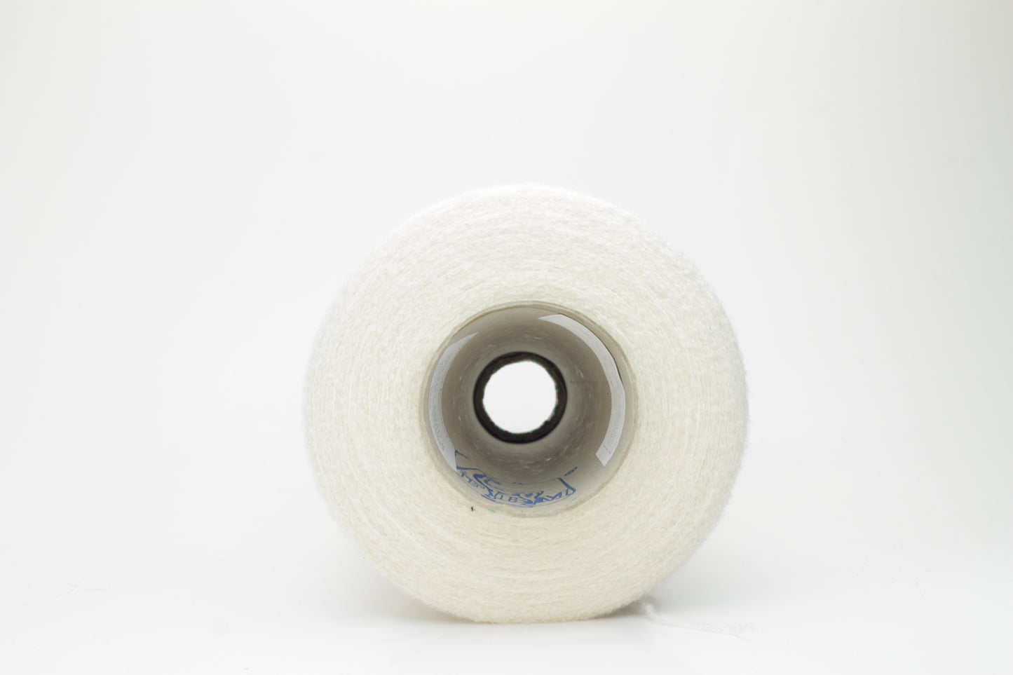 Cashmere 72% & Silk 28% yarn on Cone, Aura yarn. White.Per 100 gr