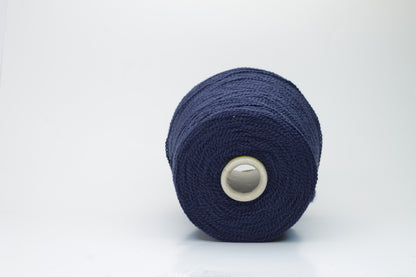 Cotton yarn 100%,Nm 3300, Loro Piana yarn on Cone,color Blue. Per 100 gr