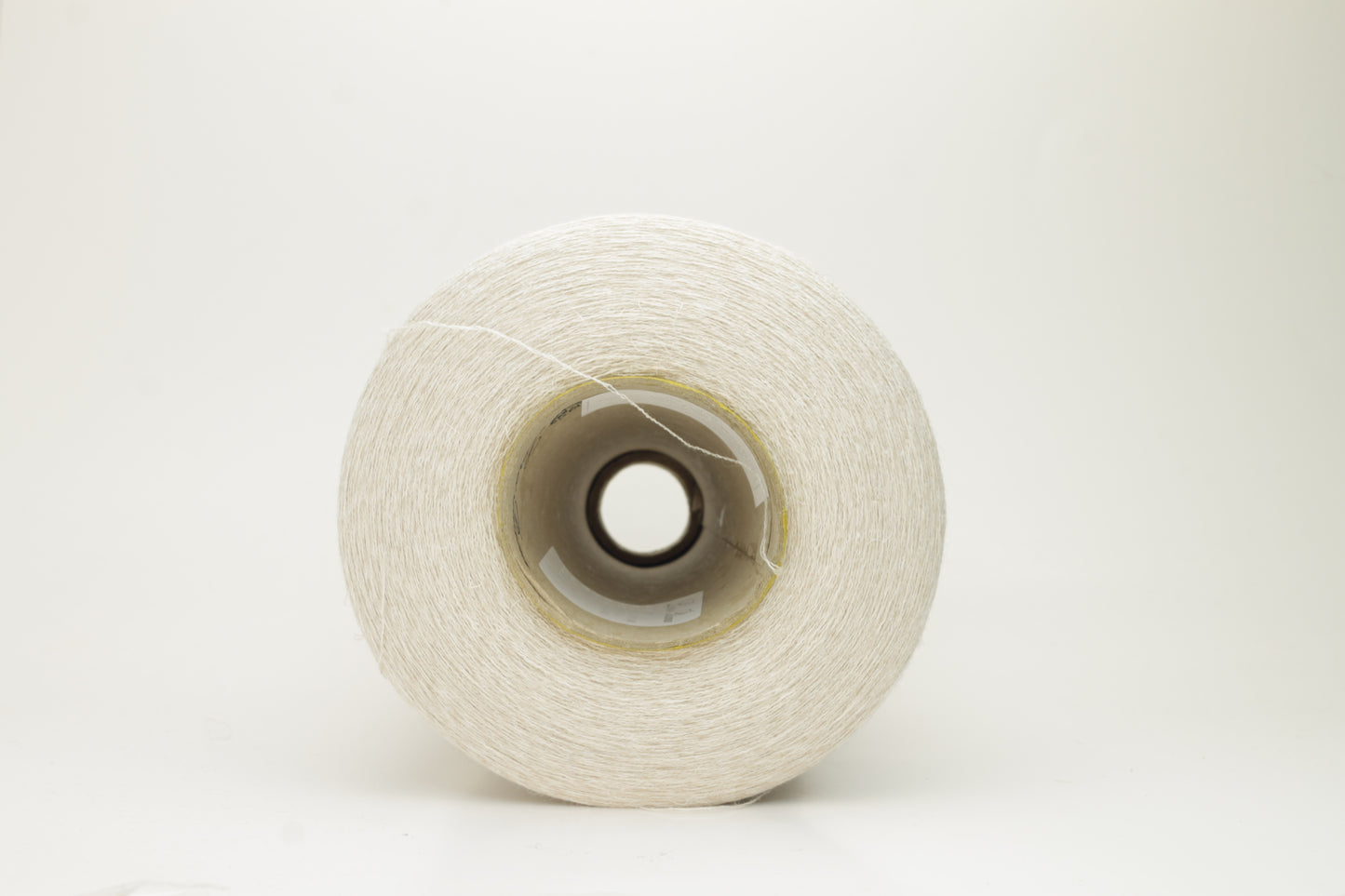 Merino 49%, Silk 30%, Lino 21% yarn on Cone. Nm 2/40, Loro Piana, Beige