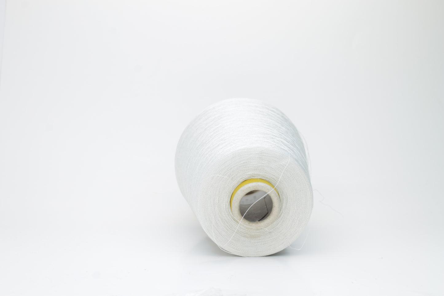 Silk yarn 65%,  35% ME Stainless Steel. Nm 2/82,Loro Piana. Color Light Gray