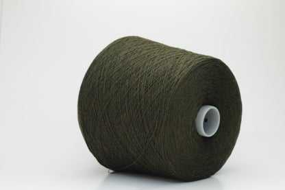 Merino 45%, Viscosa 30%, Cashmere 25%. Nm 2/24, Filati biagioli modesto, Color Bosco