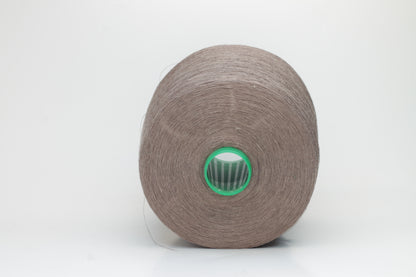 Fine, single-ply linen yarn in a rich Talpa. Reveals a crisp texture and subtle natural sheen, typical of pure linen fiber.