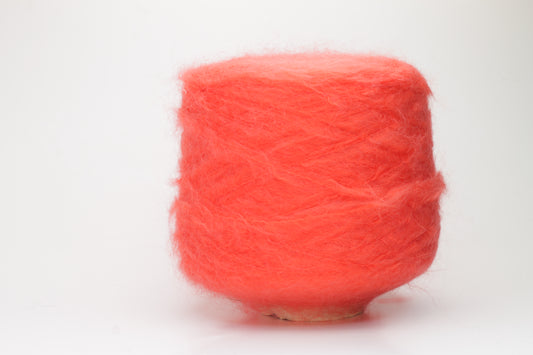 SuperKidMohair yarn 85%, PA 15%, Filpuchi Mangolia, Nm 1500 - Red