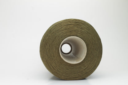 Lino yarn 100%, Nm 2/26, Loro Piana AA260999, Color Dark Olive