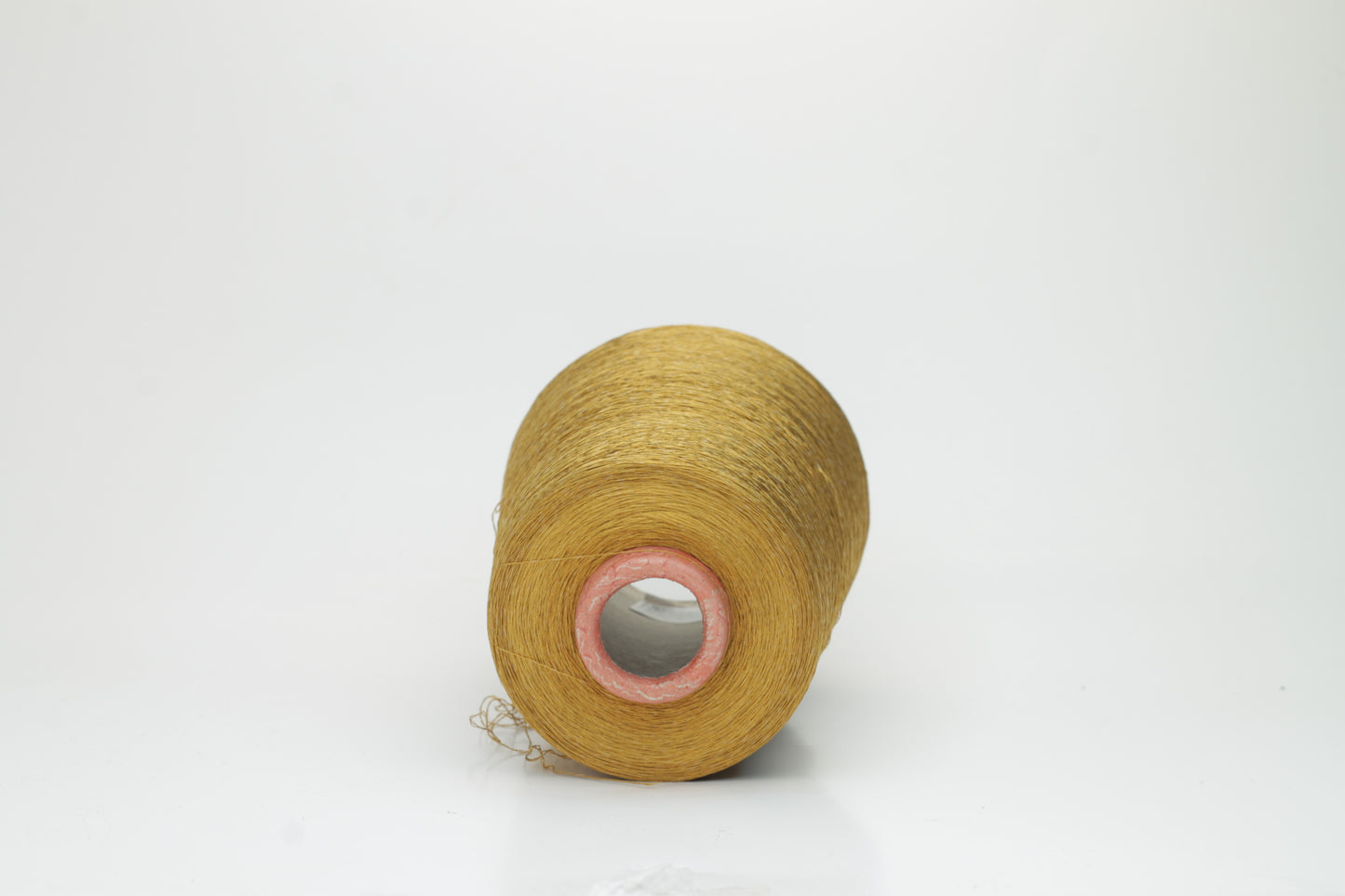 Silk yarn 92%, PA 6%, LY 2%. Nm 2/90,Spiral Prisma Ricerche. Color Bronze