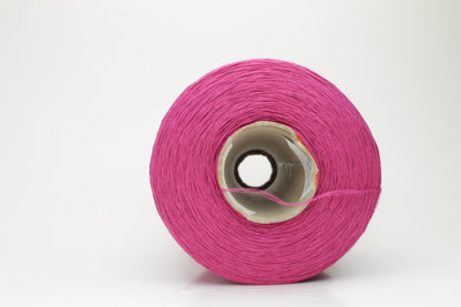 Lino yarn on Cone 100%, Nm 8/39, Storai, Color Fuxia. Per 100 gr