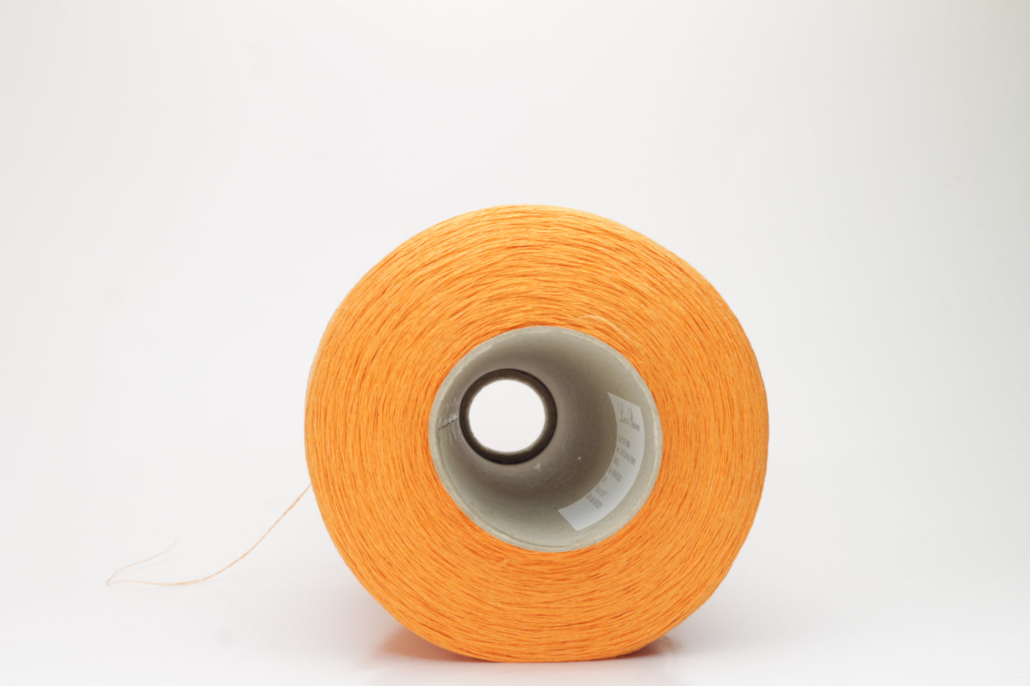 Lino yarn 100%, Nm 2/18, Loro Piana 570F 0999, Color Orange