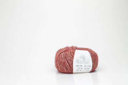 Color Red, 30% Wool, 50% Cotton, 20% PA, Nm 2200, 50gr,  Filpucci