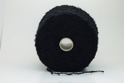 Merino yarn 91%, PA 9%, 1/1850, Lanecardate, Color Nero. Per 100 gr