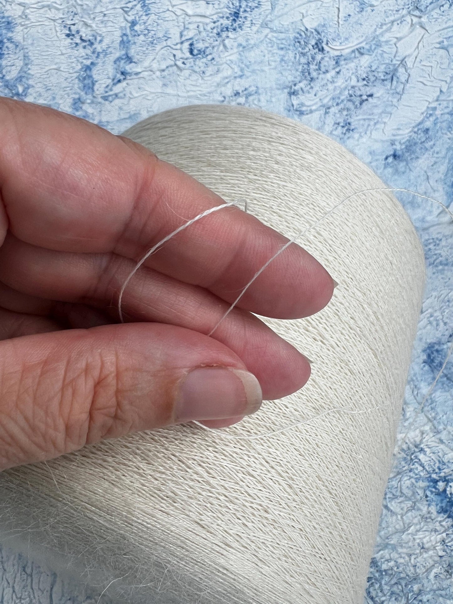 Yarnfil 100% Mohair Undyed Weaving Yarn NM 2/32 – Italy. Per 100 gr