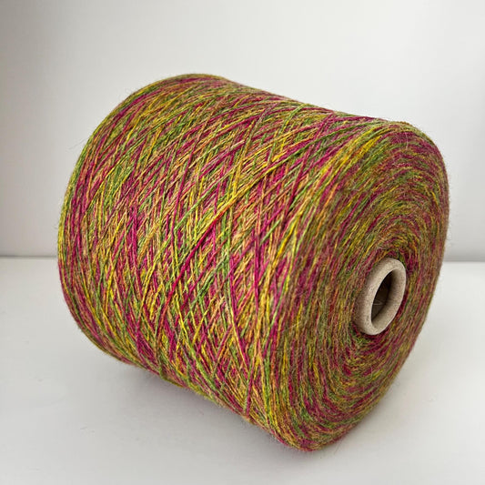 Alpaca 40%,Merino 30%,Mohair 30% Yarn.PROFILLO,Color Fucsia.Per 100 gr