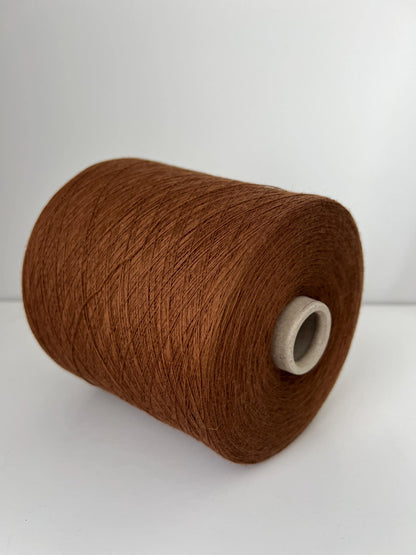 Merino yarn 100%, 2/30, Victoria Biella Yarn - Marrone. Per 100 gr