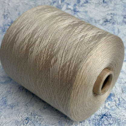 Cashmere 70% & Silk 30% Yarn for knitting on cone,Color Golden.Per 100 gr