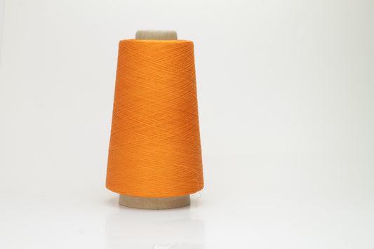 Silk yarn 90%, PL 10%, Nm 1/45,Passion Prisma Ricerche. Color Orange