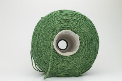 Silk Bourette 60%, Merino 40%, Nm 1/11,KERRY. Color Green