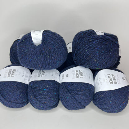 Dark Blue, 60% Merino wool, 20% Viscose, 25% PA. 50gr. Rico Design